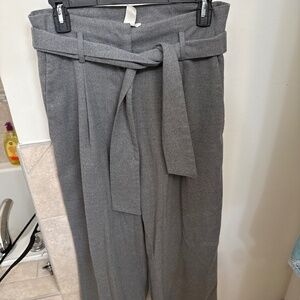 H&M gray thick slacks